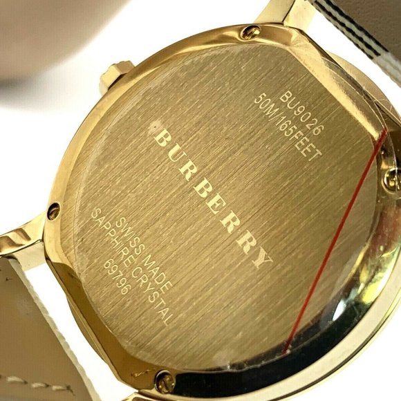 Burberry Women's Watch BU9026 The City Gold Tone - Picture 6 of 9